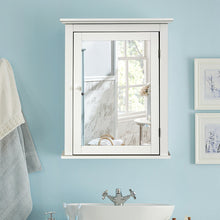 Load image into Gallery viewer, Gymax Bathroom Mirror Cabinet Wall Mounted Adjustable Shelf Medicine Storage White