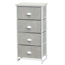 Load image into Gallery viewer, Gymax 4 Drawers Dresser Chest Storage Tower Side Table Display Home Furniture
