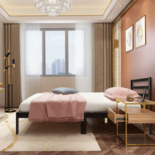 Load image into Gallery viewer, Gymax Solid Wood Platform Bed W/Headboard Design Full Size Bed Frame Wood Slat Support