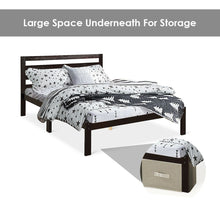 Load image into Gallery viewer, Gymax Solid Wood Platform Bed W/Headboard Design Full Size Bed Frame Wood Slat Support