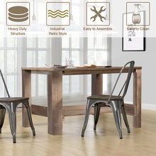 Load image into Gallery viewer, Gymax Dining Table Counter Height Rectangular Kitchen Living Room