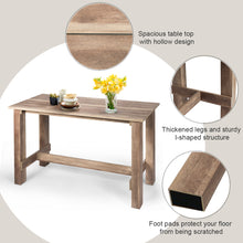 Load image into Gallery viewer, Gymax Dining Table Counter Height Rectangular Kitchen Living Room
