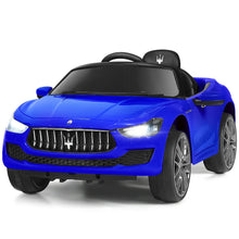 Load image into Gallery viewer, Gymax 12V Maserati Licensed Kids Ride on Car w/ RC Remote Control Led Lights MP3