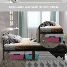 Load image into Gallery viewer, Gymax Wood Bed Frame Wood Slats Support Platform W/Solid Headboard & Footboard Twin Size
