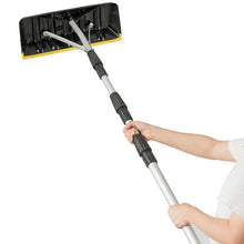 Load image into Gallery viewer, Gymax 21FT Telescoping Snow Roof Rake Large Poly Blade Aluminum Tube Non-Slip Handle