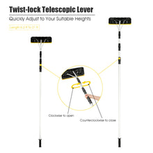 Load image into Gallery viewer, Gymax 21FT Telescoping Snow Roof Rake Large Poly Blade Aluminum Tube Non-Slip Handle