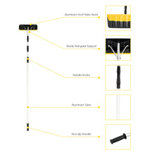 Load image into Gallery viewer, Gymax 21FT Telescoping Snow Roof Rake Large Poly Blade Aluminum Tube Non-Slip Handle