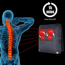 Load image into Gallery viewer, Gymax Shiatsu Massage Pillow Back Neck Massager Kneading w/ Heat Shoulder Pain Relief