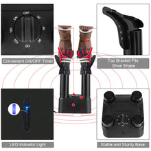 Load image into Gallery viewer, Gymax 4 Shoe Electric Dryer W/ Timer, Fan For Boot Glove Prevent Odor Mold & Bacteria