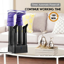 Load image into Gallery viewer, Gymax 4 Shoe Electric Dryer W/ Timer, Fan For Boot Glove Prevent Odor Mold & Bacteria