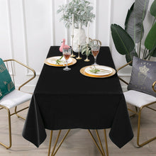 Load image into Gallery viewer, Gymax 10 PCS 90'' x 156'' Rectangle Polyester Tablecloth Wedding Party Home Decor Black