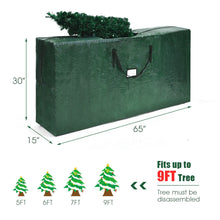 Load image into Gallery viewer, Gymax Christmas Tree Storage Bag Heavy Duty PE Large Container For 9ft Artificial Tree