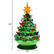 Load image into Gallery viewer, Gymax 9.5 Inch Artificial Christmas Tree Mini Ceramic Tabletop Tree Home Decor