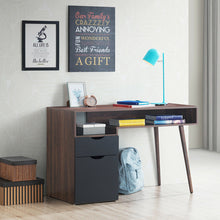 Load image into Gallery viewer, Gymax Computer Desk PC Writing Table Study Workstation Drawer & Cabinet With Wood Legs