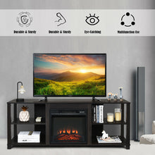 Load image into Gallery viewer, Gymax 2-Tier TV Stand Storage Cabinet Console Adjustable Shelves Living Room UP TO 65''