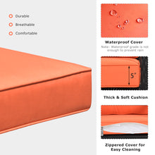 Load image into Gallery viewer, Gymax Outdoor Wicker Rocking Chair Patio Lawn Rattan Single Chair Glider w/ Cushion