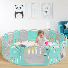 Load image into Gallery viewer, Gymax 18-Panel Kids Safe Playpen Baby Activity Center Playard Home