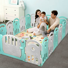 Load image into Gallery viewer, Gymax 18-Panel Kids Safe Playpen Baby Activity Center Playard Home