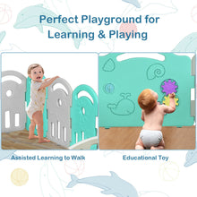 Load image into Gallery viewer, Gymax 18-Panel Kids Safe Playpen Baby Activity Center Playard Home