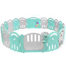 Load image into Gallery viewer, Gymax 18-Panel Kids Safe Playpen Baby Activity Center Playard Home