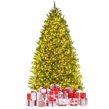 Load image into Gallery viewer, Gymax 6ft Pre-lit LED Light Christmas Fir Tree w/8 Flash Modes Patio