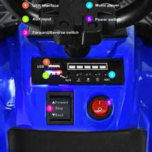 Load image into Gallery viewer, Gymax 6V Battery Powered Kids Ride On ATV 4-Wheeler Quad w/ MP3 & LED Headlight Blue