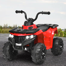 Load image into Gallery viewer, Gymax 6V Battery Powered Kids Ride On ATV 4-Wheeler Quad w/ MP3 & LED Headlight Red