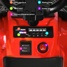 Load image into Gallery viewer, Gymax 6V Battery Powered Kids Ride On ATV 4-Wheeler Quad w/ MP3 & LED Headlight Red