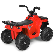 Load image into Gallery viewer, Gymax 6V Battery Powered Kids Ride On ATV 4-Wheeler Quad w/ MP3 & LED Headlight Red
