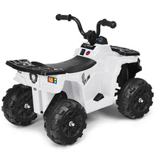 Load image into Gallery viewer, Gymax 6V Battery Powered Kids Ride On ATV 4-Wheeler Quad w/ MP3 & LED Headlight White