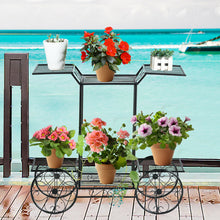 Load image into Gallery viewer, Gymax 6-Tier Garden Cart Stand Flower Rack Display Decor Flower Pot Plant Holder