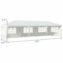 Load image into Gallery viewer, Gymax Outdoor 10'x30' Heavy-duty Gazebo Wedding Canopy Party Pavilion