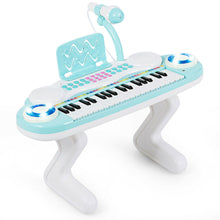 Load image into Gallery viewer, Gymax Z-Shaped Kids Toy Keyboard 37-Key Electronic Piano