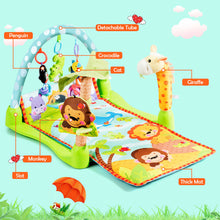 Load image into Gallery viewer, Gymax 4-in-1 Baby Activity Play Mat Activity Center w/3 Hanging Toys