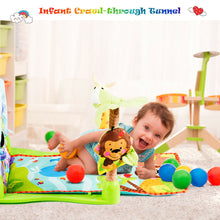 Load image into Gallery viewer, Gymax 4-in-1 Baby Activity Play Mat Activity Center w/3 Hanging Toys