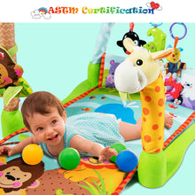 Load image into Gallery viewer, Gymax 4-in-1 Baby Activity Play Mat Activity Center w/3 Hanging Toys