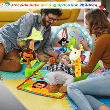 Load image into Gallery viewer, Gymax 4-in-1 Baby Activity Play Mat Activity Center w/3 Hanging Toys