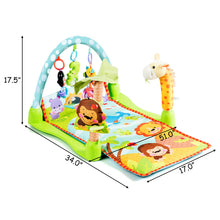 Load image into Gallery viewer, Gymax 4-in-1 Baby Activity Play Mat Activity Center w/3 Hanging Toys
