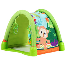Load image into Gallery viewer, Gymax 4-in-1 Green Activity Play Mat Baby Activity Center w/3 Hanging Toys
