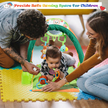 Load image into Gallery viewer, Gymax 4-in-1 Green Activity Play Mat Baby Activity Center w/3 Hanging Toys