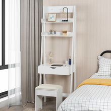 Load image into Gallery viewer, Gymax Vanity Set Makeup Dressing Table w/Flip Top Mirror Hooks Shelves