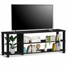 Load image into Gallery viewer, Gymax TV Stand Entertainment Media Center Console Shelf Cabinet for TV's 50¡° Brown /Black