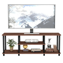 Load image into Gallery viewer, Gymax 3-Tier TV Stand Entertainment Media Center Console Shelf for TV's 50¡° Black/Brown/Beige