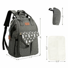 Load image into Gallery viewer, Gymax Diaper Bag Waterproof Baby Nappy Backpack w/USB Charging Port