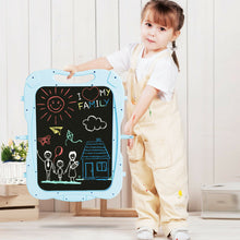 Load image into Gallery viewer, Gymax Kids Easel for Two Adjustable Height Double Sided Art Easel Blue