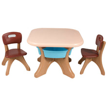 Load image into Gallery viewer, Gymax Children Kids Activity Table Chair Set Play Set Furniture W/Storage