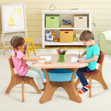 Load image into Gallery viewer, Gymax Children Kids Activity Table Chair Set Play Set Furniture W/Storage