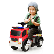 Load image into Gallery viewer, Gymax Kids 6V Ride On Fire Truck Fire Engine Battery Powered w/ Siren
