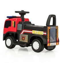 Load image into Gallery viewer, Gymax Kids 6V Ride On Fire Truck Fire Engine Battery Powered w/ Siren