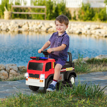 Load image into Gallery viewer, Gymax Kids 6V Ride On Fire Truck Fire Engine Battery Powered w/ Siren